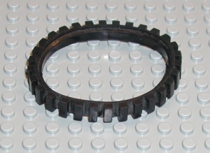 x486-11G Rupsband 30 secties zwart gebruikt *5W000