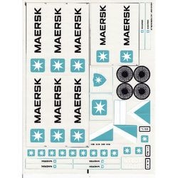 10219stk01 STICKER 10219 Maersk trein NIEUW *0S0000