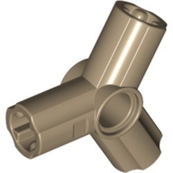 10288-69 Technic, Hoekverbinding drievoudig crème,donker NIEUW *1A080