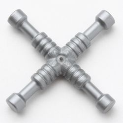 11402d-95 Kruissleutel zilver, mat NIEUW *0W012