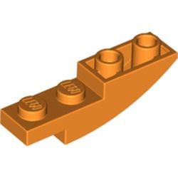 13547-4 Omgekeerde dakpan 4x1 rond oranje NIEUW *1B105