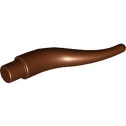 13564-88 Grote hoorn bruin, roodachtig NIEUW *0D000