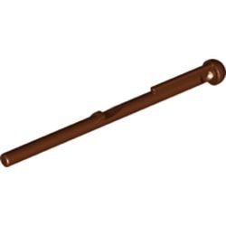 15303-88 Balk rond einde (Dart) bruin, roodachtig NIEUW *0L0000