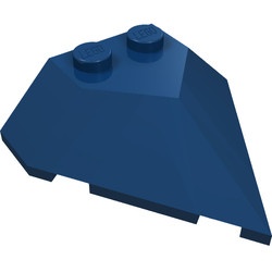 22391-63 Wigsteen 4x4 punt blauw, donker NIEUW *