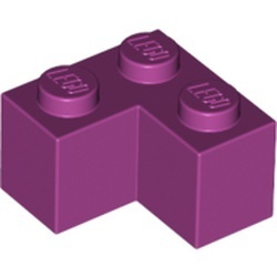 2357-71 Steen 2x2 hoek magenta NIEUW *1B010