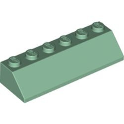 23949-48 Dakpan 45 graden 2x6 groen, zandkleurig NIEUW *1L000