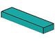 2431-39G Tegel 1x4 turquoise, donker gebruikt *1B341
