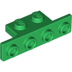 2436-6G Verbindingsplaat 1x2- 1x4 (kan ook 28802 zijn) groen gebruikt *6K1