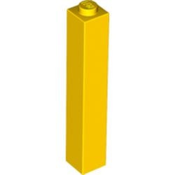 2453b-3 Steen 1x1x5 DICHTE nop geel NIEUW *5K0000