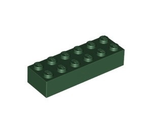 2456-80 Steen 2x6 groen, donker NIEUW *5K0000