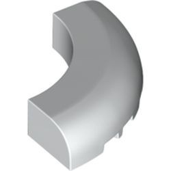24599-1 Steen 5x5x1 gebogen (Macaroni) wit NIEUW *