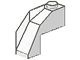 2463-1 Steen 3x3x2 top wit gebruikt *