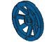 2470-7 Wiel Kasteel klein (27mm diameter) blauw NIEUW *