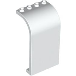 2571-1G Paneel 3x4x6 rond boven wit gebruikt *1F011