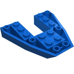 2626-7G Boegsteen 6x6x1 blauw gebruikt *