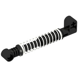 2909c03-11G Technic Schokbreker 9.5L, ZACHTE veer zwart gebruikt *