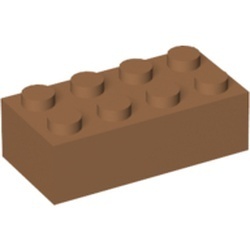 3001-150 Steen 2x4 caramel, midden NIEUW *5K0000