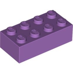 3001-157 Steen 2x4 lavender, midden NIEUW *5K0000