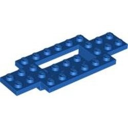30029-7 Bodemplaat 10x4x2/3 gladde onderkant blauw NIEUW *3D0000