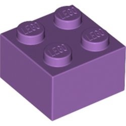 3003-157 Steen 2x2 lavender, midden NIEUW *5K0000