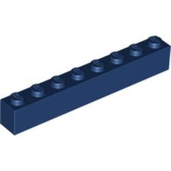 3008-63 Steen 1x8 blauw, donker NIEUW *5K0000
