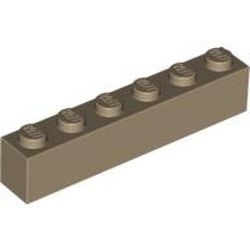 3009-69 Steen 1x6 crème,donker NIEUW *5K0000