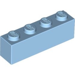 3010-105 Steen 1x4 blauw, lichthelder NIEUW *5K0000