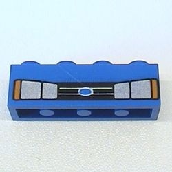 3010px2-7G Steen 1x4 Koplampen blauw gebruikt *5V04-15