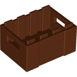 30150-88G Krat met hendels bruin, roodachtig gebruikt *5K000