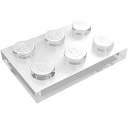 3021-12G Platte plaat 2x3 transparant gebruikt *1B363