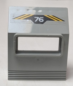 30288pb04-9G Paneel 3x6x6 met uitsnede 76 en strepen (Sticker) PAKKETPOST lichtgrijs (klassiek) gebruikt *5P0000