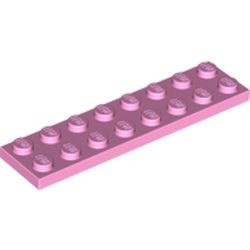 3034-104G Platte plaat 2x8 roze, helder gebruikt *1A034
