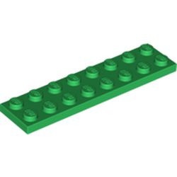 3034-6 Platte plaat 2x8 groen NIEUW *5K0000