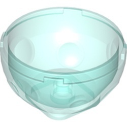 30342-15G Rotsblok 4x4 Arctic Globe, bodem transparant lichtblauw gebruikt *5D0000