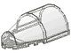 30384-12G Ruit 7x4x2 rond transparant gebruikt *