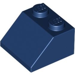 3039-63G Dakpan 45 graden 2x2 blauw, donker gebruikt *1D021