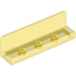 30413-19 Paneel 1x4x1 (bankje lang) transparant geel NIEUW *1B021
