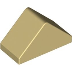 3044-2G DakNOK 45 graden 1x2 crème gebruikt *1D034