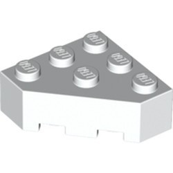 30505-1 Steen 3x3 zonder hoek wit NIEUW *5K0000