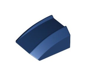 30602-63 Dakpan rond 2x2 ribbeltjes (geen noppen bovenop) blauw, donker NIEUW *1B187