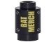 3062pb051-11 Steen 1x1 rond- BAT MERCH zwart NIEUW *1L076/77