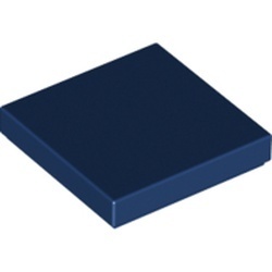 3068b-63G Tegel 2x2 blauw, donker gebruikt *1B344