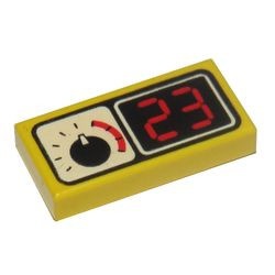 3069bpx9-3G Tegel 1x2 meter geel gebruikt *5T02-10