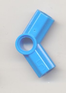 32015-7 Technic, Hoekverbinding gebogen 112,5 graden #5 blauw gebruikt *0B006 - Img 2