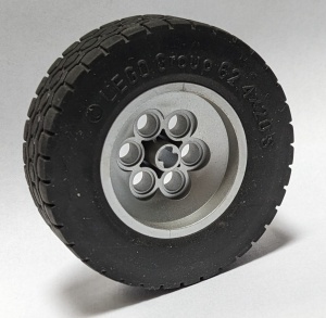 32020c01-67G Wiel 43.2x18mm lange ashouder met band 62.4x20 S (32019) zilver, metallic gebruikt *5W000