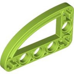 32250-34 Technic, Hefbalk 3x5 met kwart elipse (raam) lime NIEUW *1D000