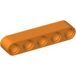 32316-4 Technic, Hefbalk 1x5 dik oranje NIEUW *1DT00