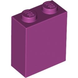 3245c-71 Steen 1x2x2 met nophouder binnen magenta NIEUW *2-4