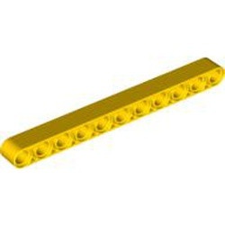 32525-3 Technic, Hefbalk 1x11 dik geel NIEUW *1D000