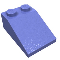 3298-97G Dakpan 33 graden 2x3 blauwviolet gebruikt *1D018